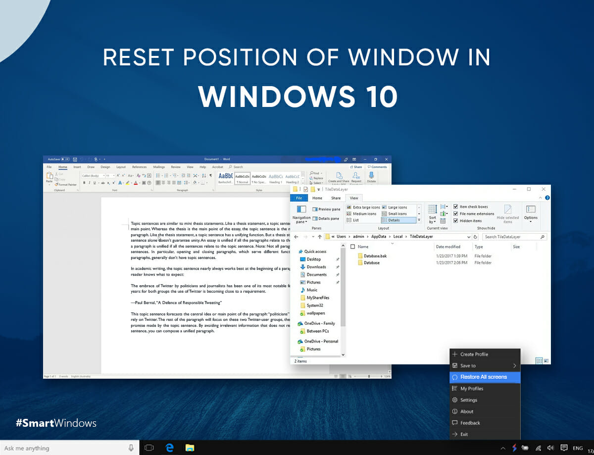 windows reset window position