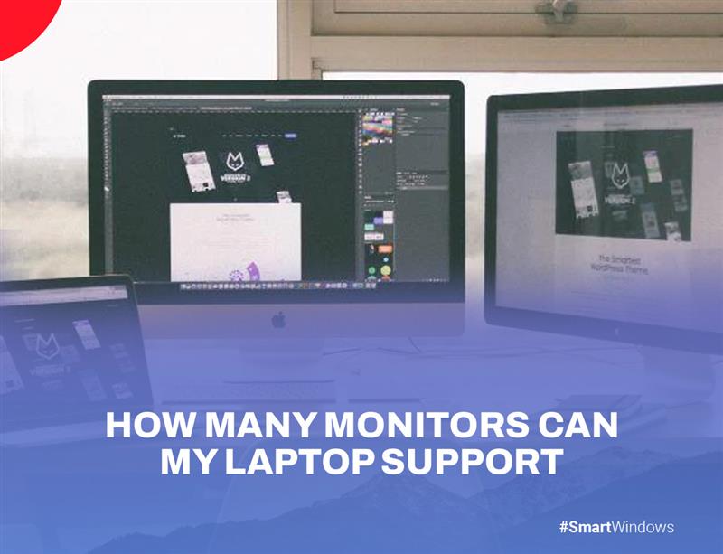 how many monitors can my laptop support