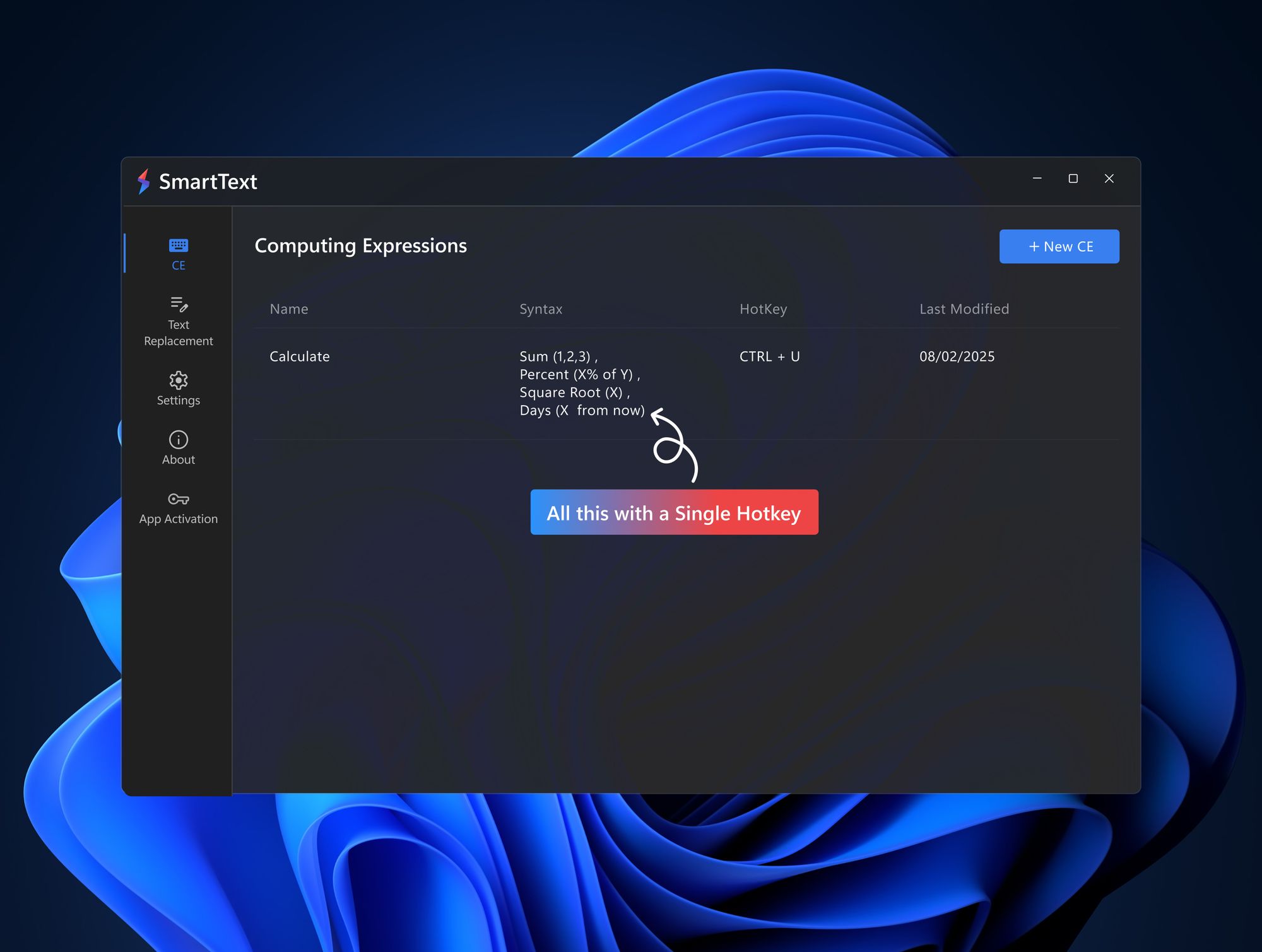 text expanders for windows